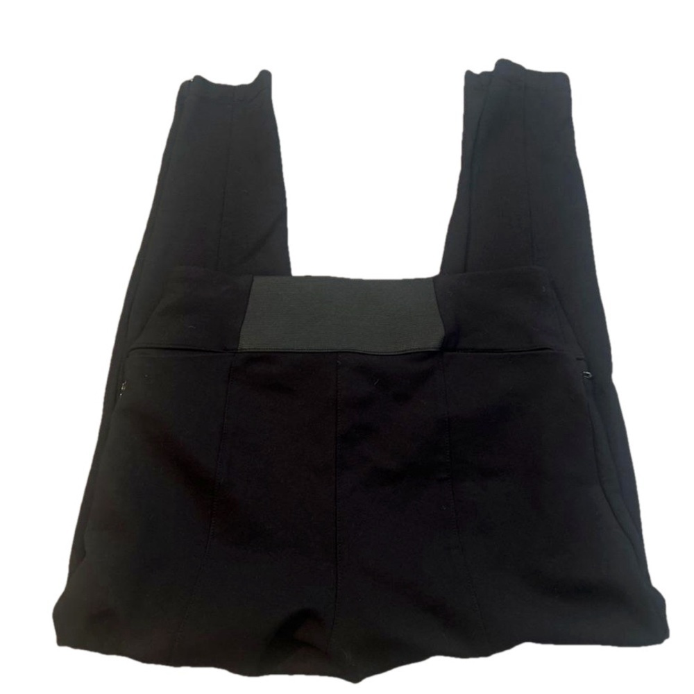 Betabrand Black Power Down Skinny Pant Legging Size Medium Petite - Picture 5 of 8